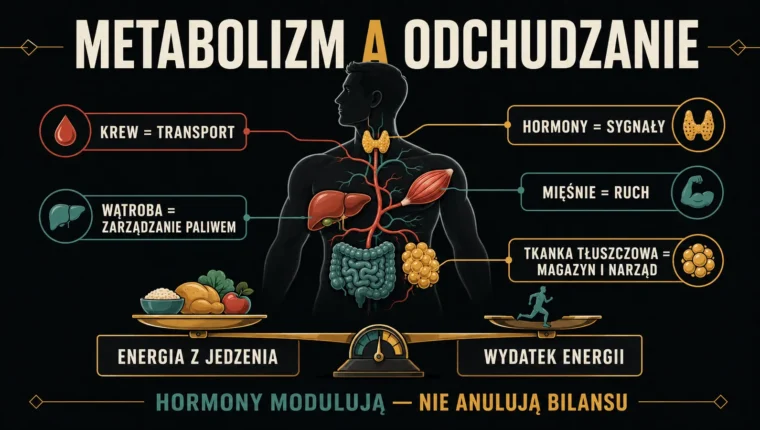 Metabolizm a odchudzanie: hormony, krew i kalorie bez uproszczeń
