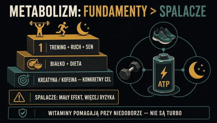 Metabolizm a trening, witaminy i suplementy — co naprawdę działa?