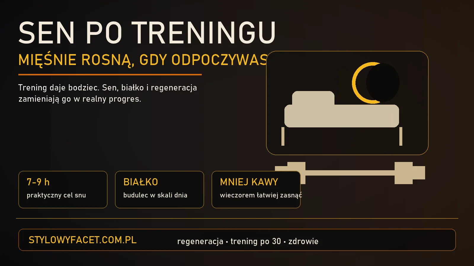 Sen po treningu: dlaczego mięśnie rosną wtedy, kiedy odpoczywasz?