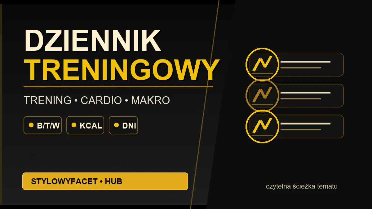 Infografika hubu StylowyFacet: Dziennik Treningowy