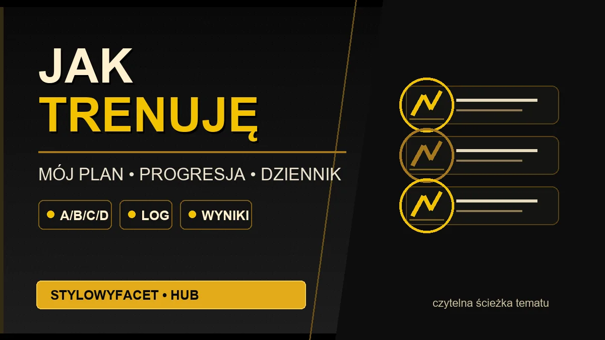 Infografika hubu StylowyFacet: Jak Trenuję