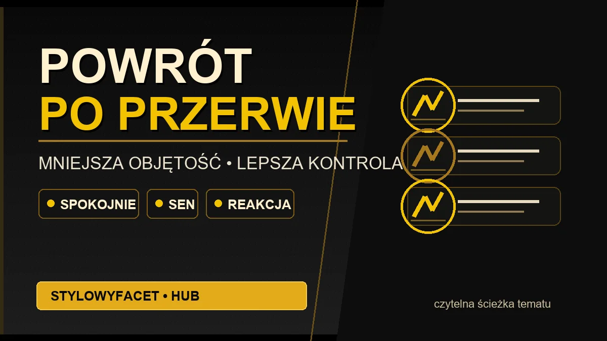 Infografika hubu StylowyFacet: Powrót Po Przerwie