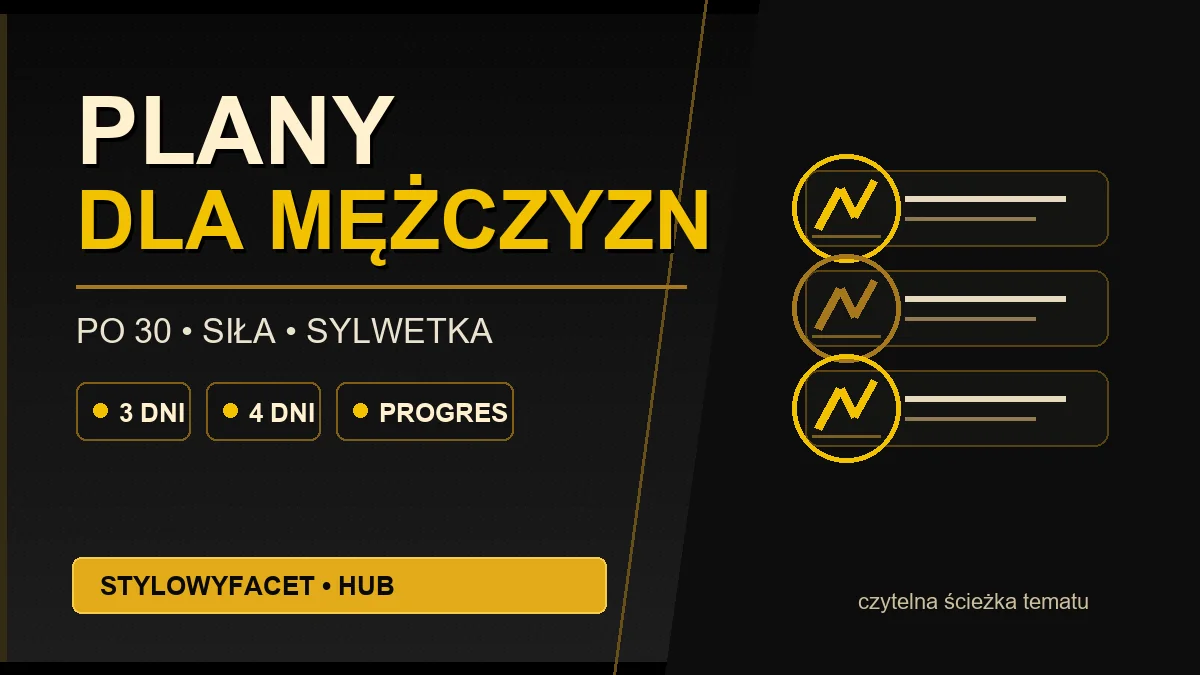 Infografika hubu StylowyFacet: Plany Dla Mężczyzn