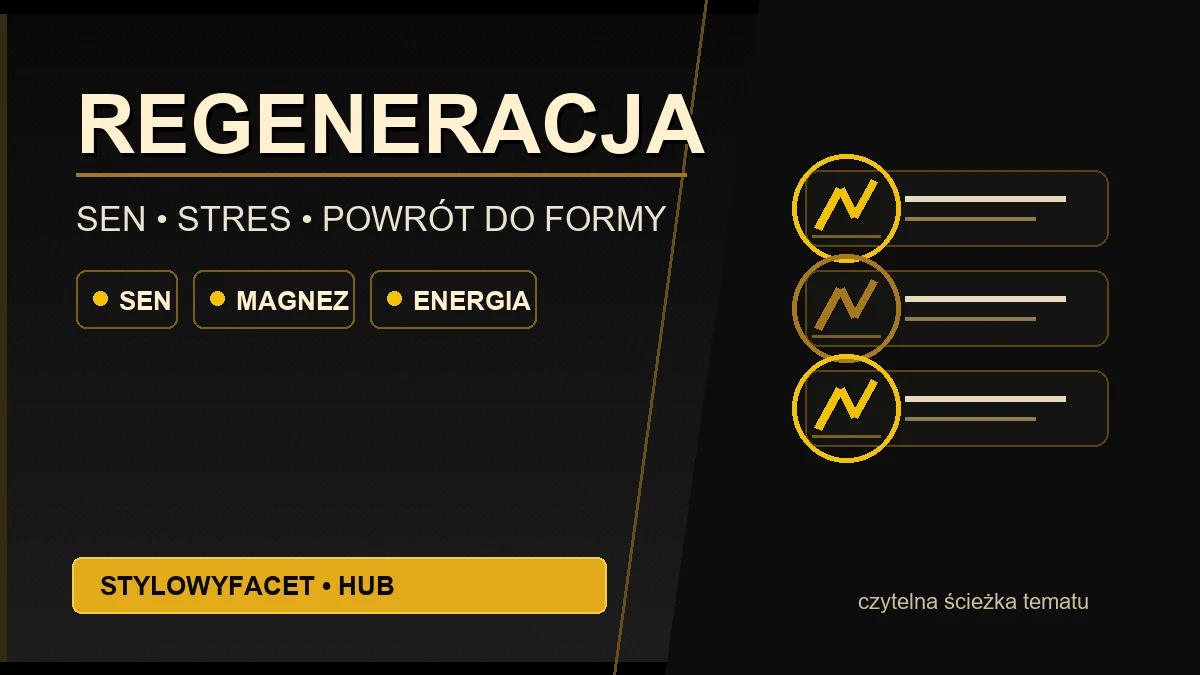Infografika hubu StylowyFacet: Regeneracja