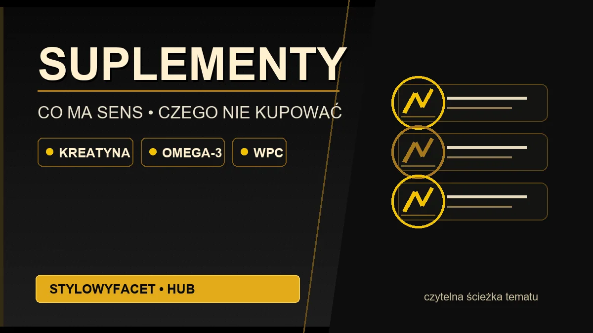 Infografika hubu StylowyFacet: Suplementy