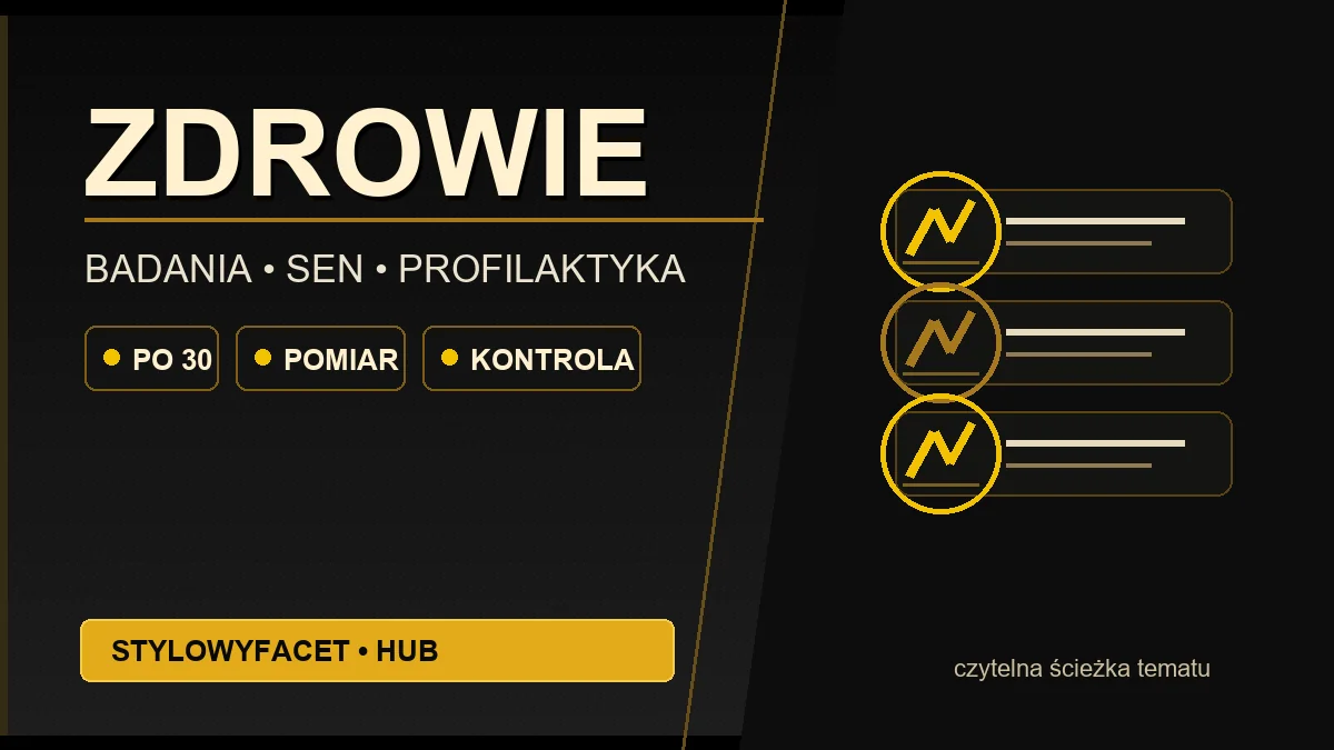 Infografika hubu StylowyFacet: Zdrowie