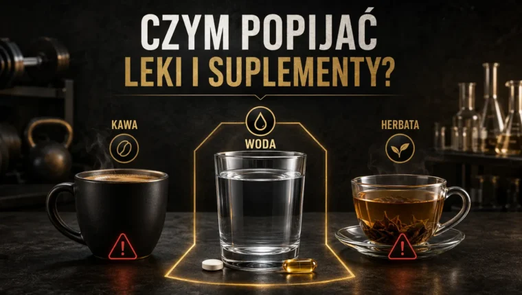 Czym popijać leki i suplementy – porównanie wody, kawy i herbaty